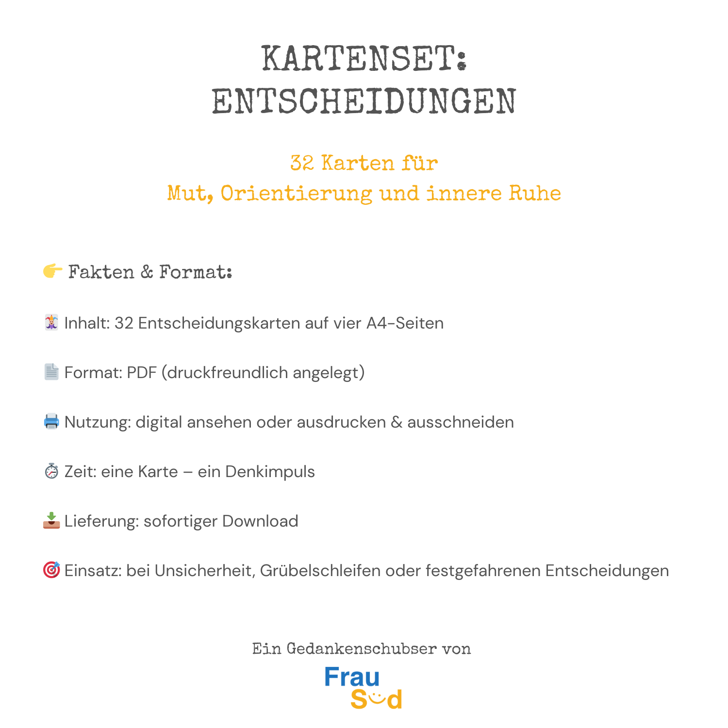 Kartenset: Entscheidungen – Bild 3